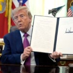 Ontario premier answers Trump’s ‘Lake America’ with giant ‘Lake Ontario’ sign