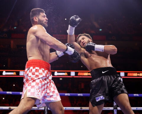 Filip Hrgovic defeats Moses Itauma in London to become first Croatian heavyweight boxing champion