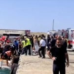 Boat with around 270 people on board capsizes off North Cyprus; one dead