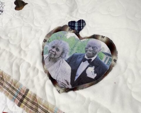 Quilt maker preserves family memories by transforming treasured clothing