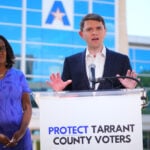 Plan to cut number of polling sites in a major Texas county draws protests as Senate race looms