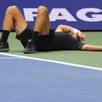 Novak Djokovic loses in opening round of US Open for first time, falling in 5 sets to Mariano Navone