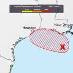 Tropical Storm Edouard or a depression could soon form in the Gulf