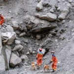 Chinese rescue work in Tibet flood disaster zone still trudging along days later