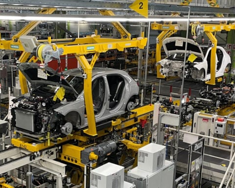 Euro zone factory growth at more than four-year high in August, PMI shows
