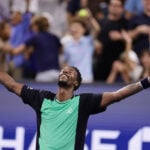 Gael Monfils wins on his 40th birthday at the US Open to extend his Grand Slam career