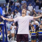 Top-seeded Alexander Zverev rallies just in time to avoid a first-round exit at the US Open