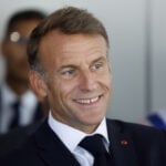Visiting French president will join King Charles III and prime minister to see Bayeux Tapestry