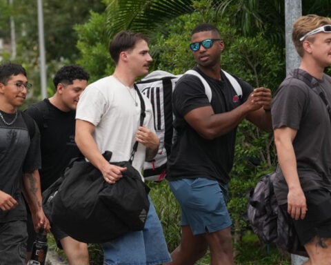 Crew from USS Abraham Lincoln takes a break in Thailand after long months at sea