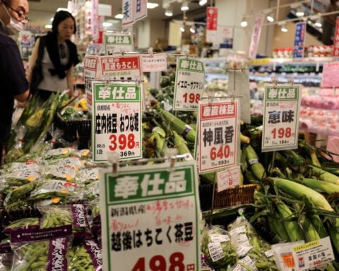Japan July household spending falls at fastest pace in 2-1/2 years