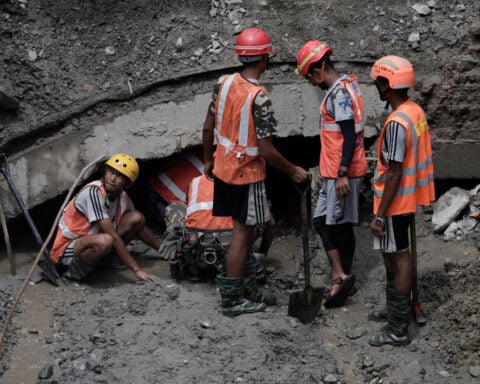 Two people rescued alive from Nepal hydropower tunnel