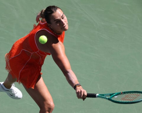Aryna Sabalenka complains about the smell of marijuana during her US Open match