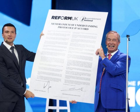 Farage and Bardella's 'small boats' pact draws criticism in France