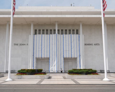 Kennedy Center renews call for Trump-backed shutdown after part of a ceiling collapses
