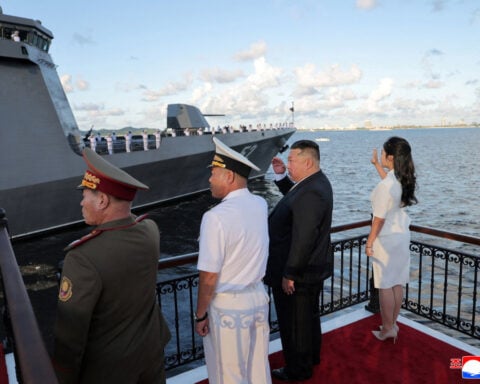 North Korea's Kim Jong Un says new destroyer part of nuclear response system