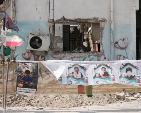 The Iranian school struck in the war's earliest attacks is now a memorial for children