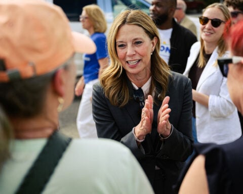 Armed man arrested after pushing through crowd toward Ohio Democratic gubernatorial nominee