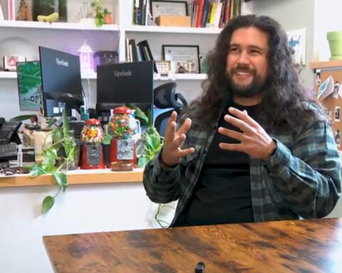 Man describes animal attack caught in viral video