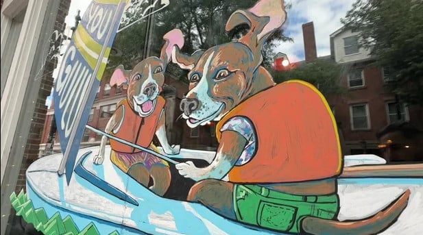 Massachusetts shops push back on city's window art rules: "Removes that whimsy and sterilizes it"
