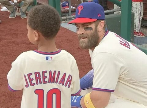How Bryce Harper, Philadelphia Phillies honored a 5-year-old who battled cancer