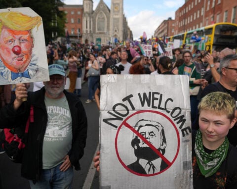 Trump touches a nerve while in Ireland by saying reunification would be 'fantastic'