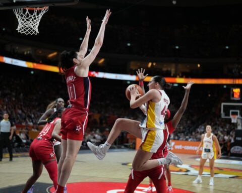 U.S. women top Spain 76-66 to reach the FIBA World Cup final against France