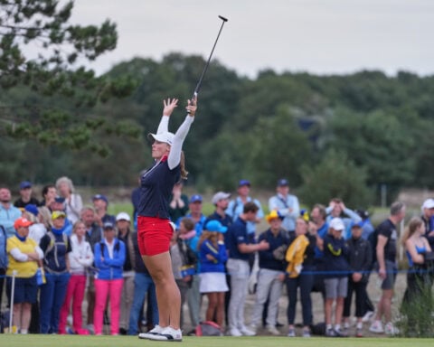 Two huge putts from Kupcho give US renewed hope in remarkable Solheim Cup finish