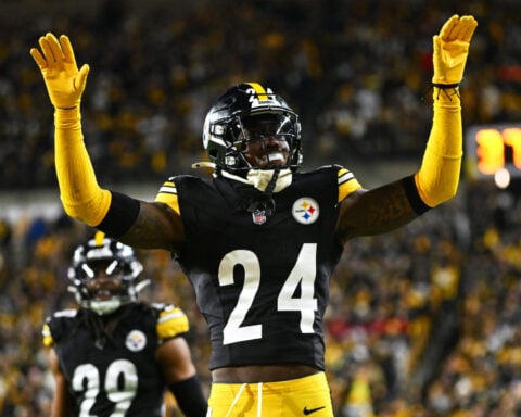 Steelers CB Joey Porter Jr. inactive for opener versus Falcons as back issues, contract talks linger