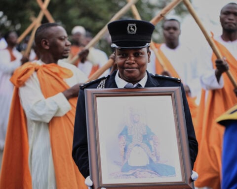 Uganda buries onetime 'boy king' whose death has sparked a succession battle