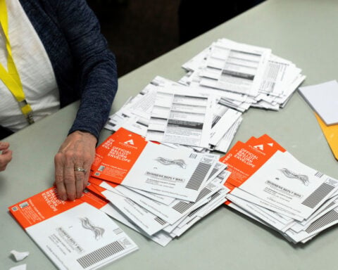 Second federal judge freezes Trump mail ballot order with US Supreme Court poised to weigh in