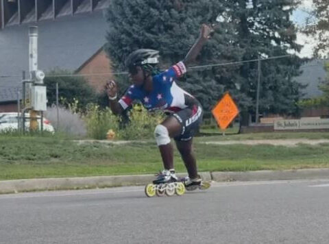 From lime green rollerblades to Team USA: Teen training for World Championships