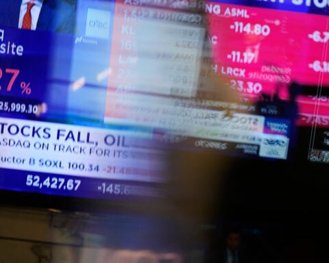 AI stocks drop, but the rest of Wall Street holds steadier after oil prices give back an early jump