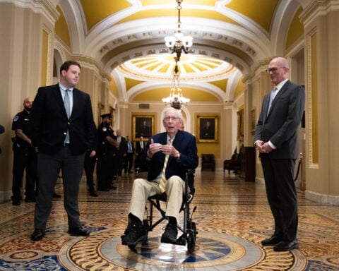 McConnell returns to the Senate for the first time since his June hospitalization