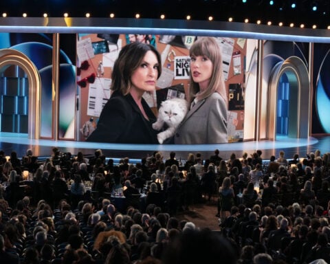 Emmy Awards highlights: Mariska Hargitay sings, Taylor Swift acts in a skit and Jean Smart wins