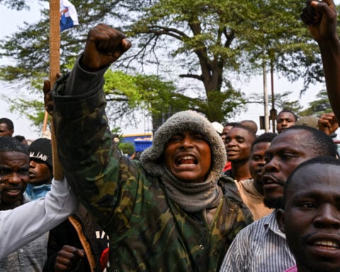 Congo police break up protests against proposed constitutional changes