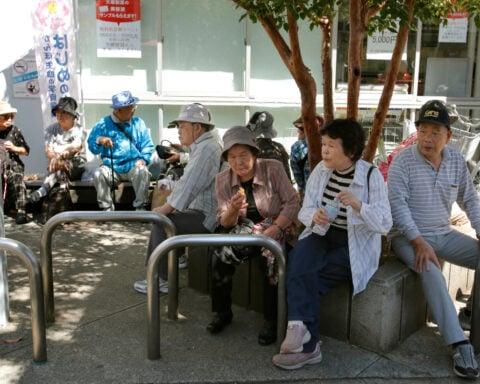 Centenarians living in Japan exceed 100,000 for the first time