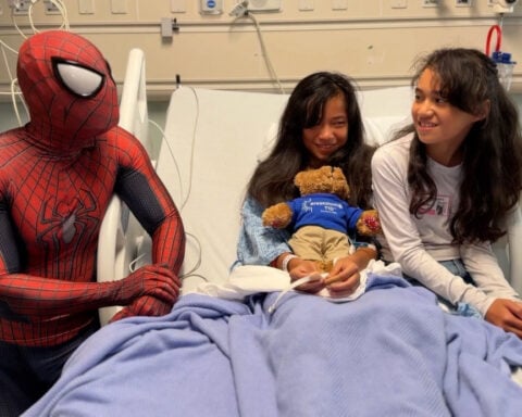 Spider-Man brings smiles to Northern California children battling serious illnesses