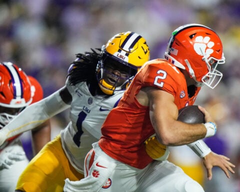 LSU sack leader Princewill Umanmielen served in $550K lawsuit filed by Ole Miss
