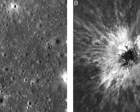 NASA spacecraft discovers a huge new crater on the moon
