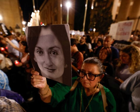 Large crowd demands justice for assassinated Malta journalist