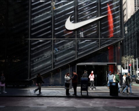 Nike's falling share price puts its Dow seat in jeopardy