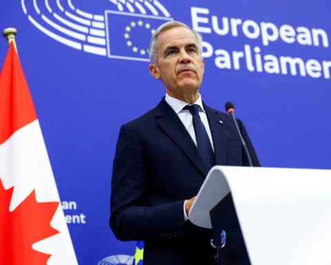 Canada and EU should ally to protect democracies, Carney says, after 'associate member' proposal angers Trump