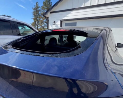 Man tracks stolen Tesla to home