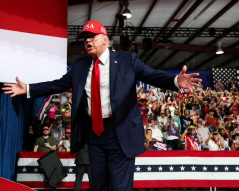 Trump, in North Carolina, says Democrats are soft on crime and embrace communism