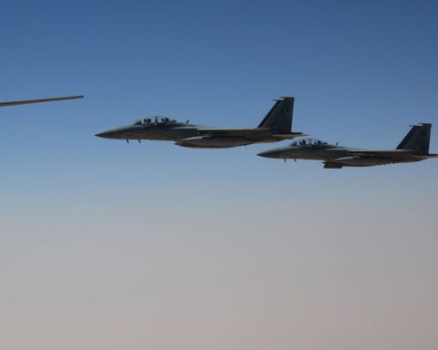 Houthis release video claiming to show downed Saudi F-15 fighter as both sides continue to trade strikes