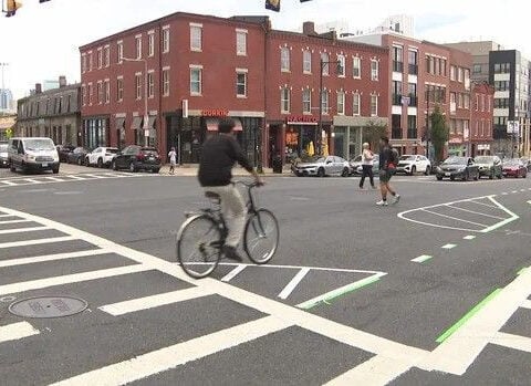 Unauthorized bike lane installed at Boston intersection where cyclist died in July