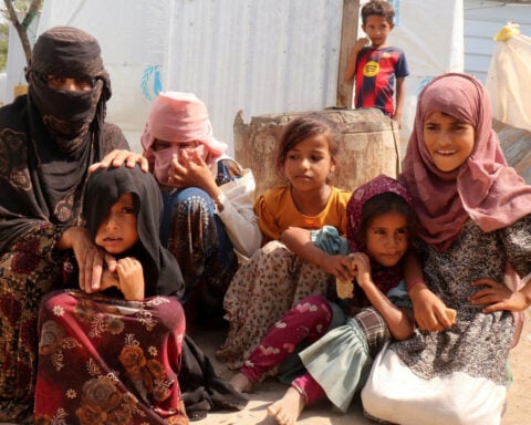 Barefoot and terrified, Yemenis flee the Houthi advance