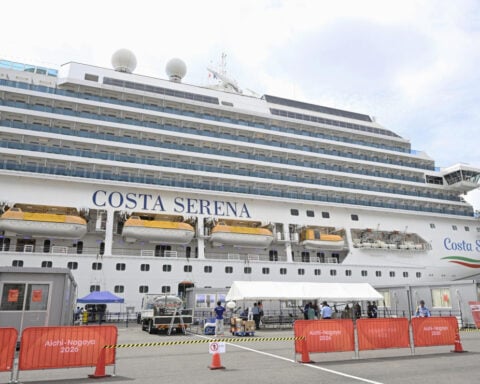 Officials defend using temporary containers, cruise ship as lodging at Asian Games