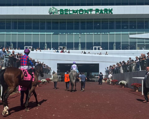 Horse racing returns to rebuilt Belmont Park after a $550 million overhaul