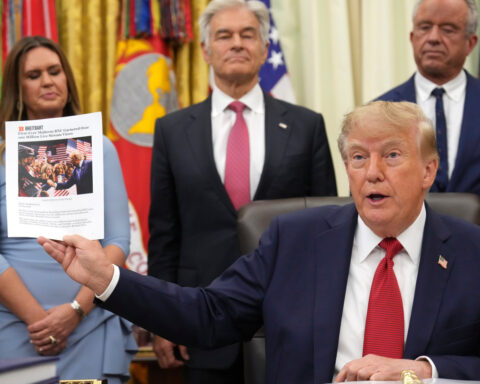 The Latest: Trump says he is banning CNN, MS NOW and Politico from White House over their coverage